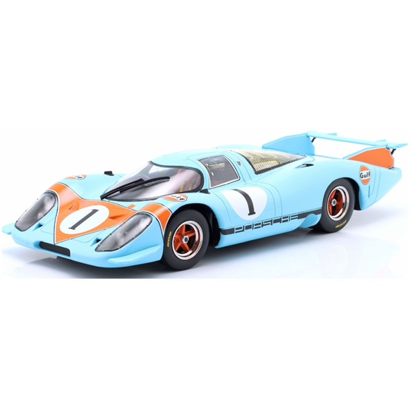 IXO 1:18 Scale Porsche 917 LH Gulf #1 Presse Version 1969