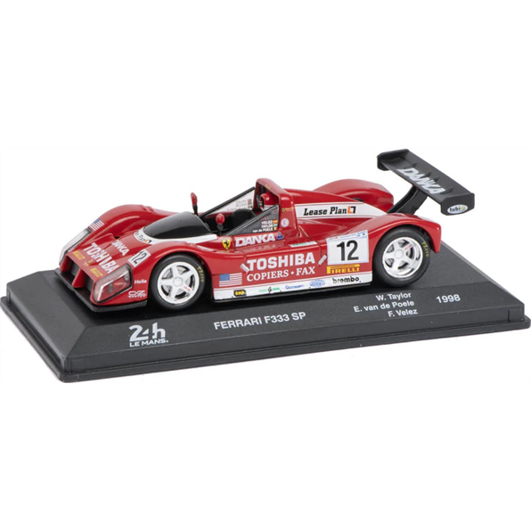 Atlas Editions 1:43 Scale Ferrari F333 SP #12 Taylor/Vd.Poele/Velez 1998 - Le Mans Collection