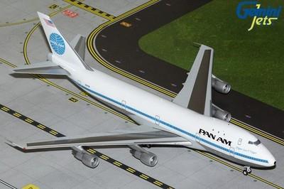 Gemini Jets 1:200th Scale Boeing B747-100 Pan Am N747PA 'Clipper Juan T. Trippe' 1970s Livery Polished Bell