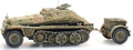 Artitec H0 Scale WM Sd.Kfz. 252 + Sd.Anh. 32 Tarnung 1:87 Ready-Made, Painted
