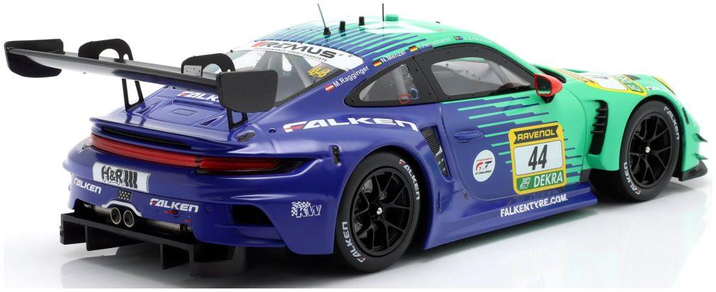 IXO 1:18th Scale Porsche 911 GT3 R #44 10th 24h Nurburgring 2024 Falken Eriksson/Heinemann/Menzel/Rag'