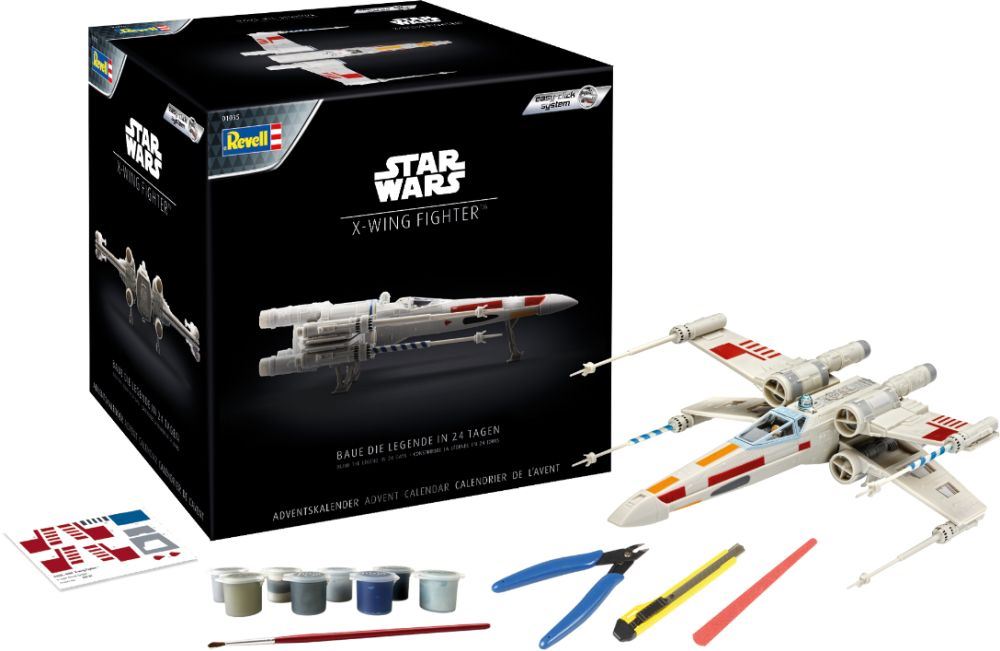 Revell 1:57 Scale Advent Calendar X-Wing Fighter (easy-click)