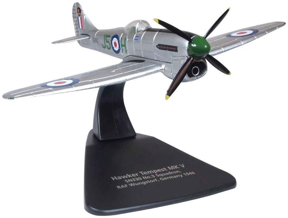 Oxford Diecast 1:72 Scale Hawker Tempest MkV RAF SN330 3 Squadron