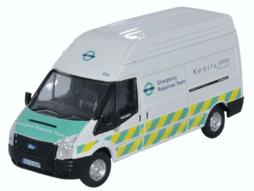 Oxford Diecast 1:76 Scale Ford Transit Mk5 LWB High Docklands Light