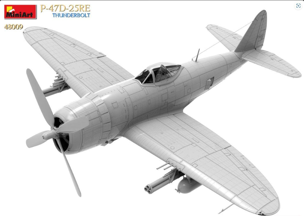 Miniart 48009 1/47 P-47D-25RE THUNDERBOLT