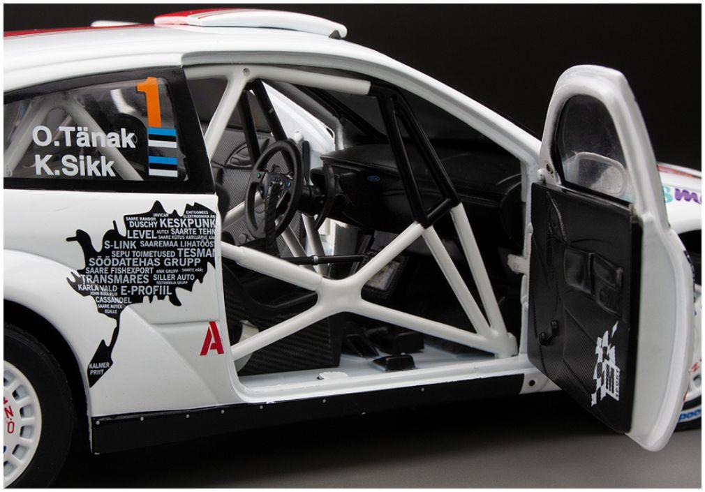 Sunstar 1:18 Scale Ford Focus RS WRC '03 #1 O.Tanak/K.Sikk 1st Saaremaa Rally 2011 (Limited 1999pcs)