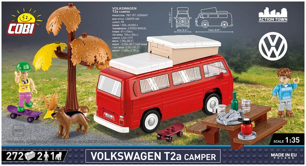 Cobi  N/A Scale VW T2a Campingwagen w/2 x Figure (287 pcs)