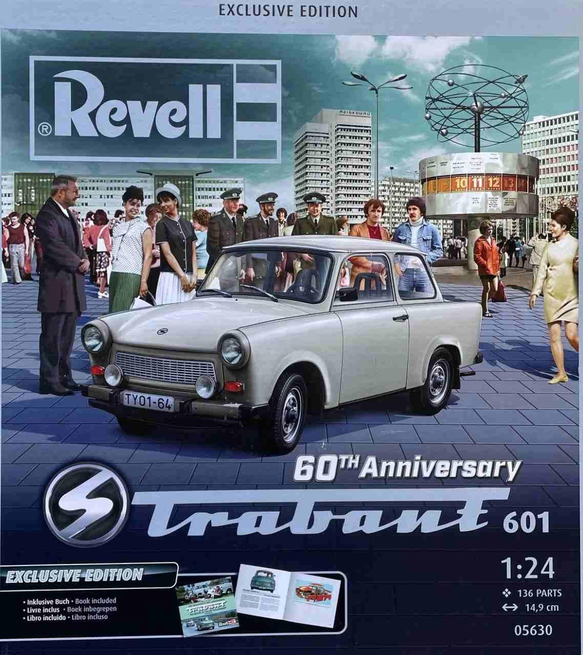 Revell 1:24 Scale Trabant 601 60th Anniversary 'Exclusive Edition'