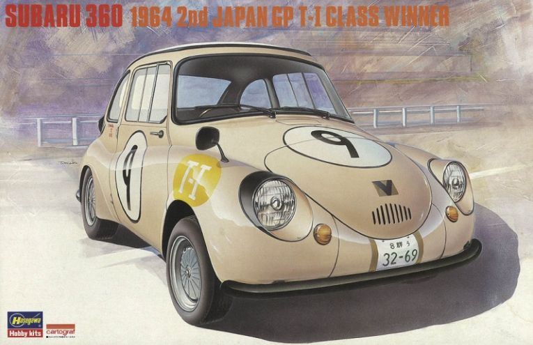 Hasegawa 1:24 Scale Subaru 360 1964 2nd Japan T-I Class Winner