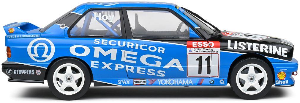 Solido 1:18 Scale BMW E30 M3 Blue BTCC 1991