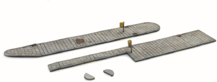 Artitec H0 Scale Bus Boarder Set (Modular) 1:87 Resin Kit, Unpainted