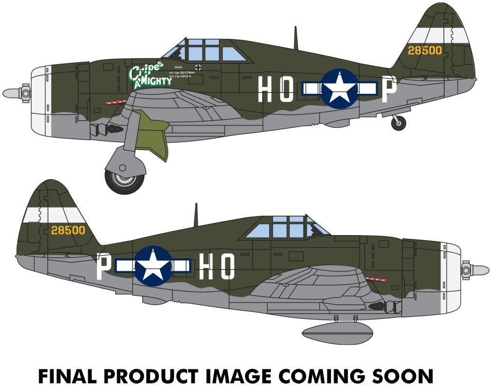 Corgi 1:72nd Scale Republic P-47D Thunderbolt 42-8500/HO-P 'Cripes A' Mighty'