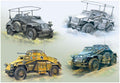 ICM 1:35th Scale Wehrmacht Light Armoured Vehicles Set