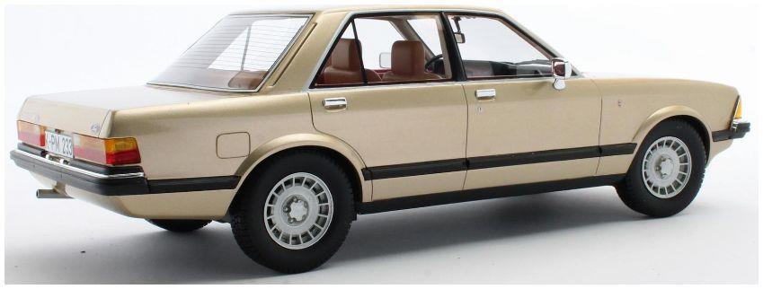 Cult Models 1:18 Scale Ford Granada 2.8 Ghia Saloon Gold Metallic 1978