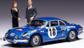 IXO 1:43 Scale Alpine Renault 1800 S #18 Monte Carlo 1973 Winner Serie 1 w/Figures Andruet/Petit