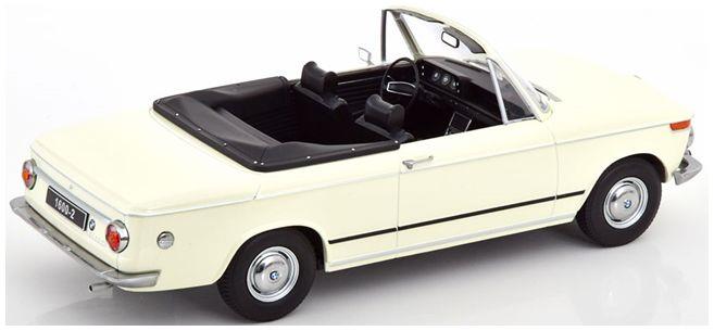 Kk Scale 1:18 Scale BMW 1600-2 Cabrio 1968?White w/Removable Softtop