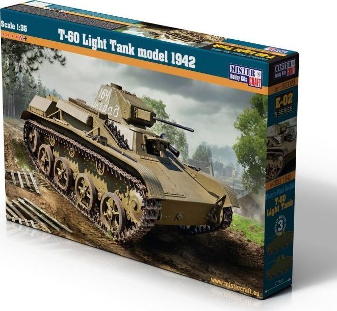Mistercraft 1:35 Scale T-60 Light Tank Model 1942
