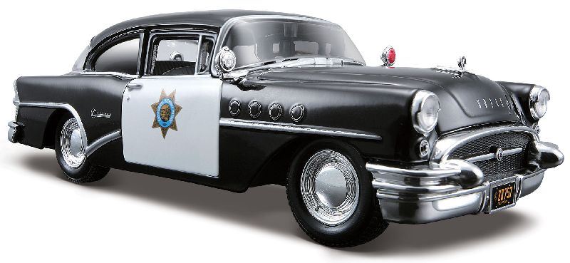 Maisto 1:24 Scale Buick Century 1955 - Police