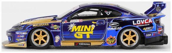 MiniGT  1:64th Scale Nissan LB-Super Silhouette S15 Silvia #555 Liberty Walk 2025 Halloween Special (RHD)