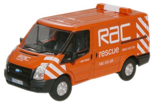 Oxford Diecast 1:76 Scale Ford Transit Van - RAC Low Roof New Mk7