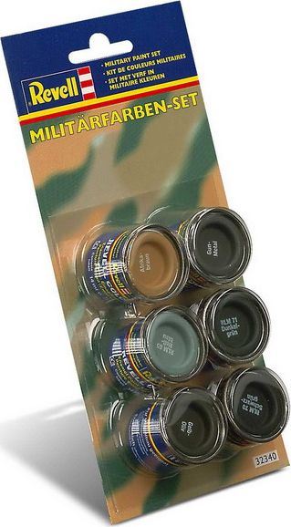 Revell 14ML  Military Colour Set (6 x 14ml Colours)