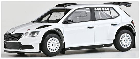 Abrex  1:43rd Scale Skoda Fabia III FL Rally2 Evo 2019 White