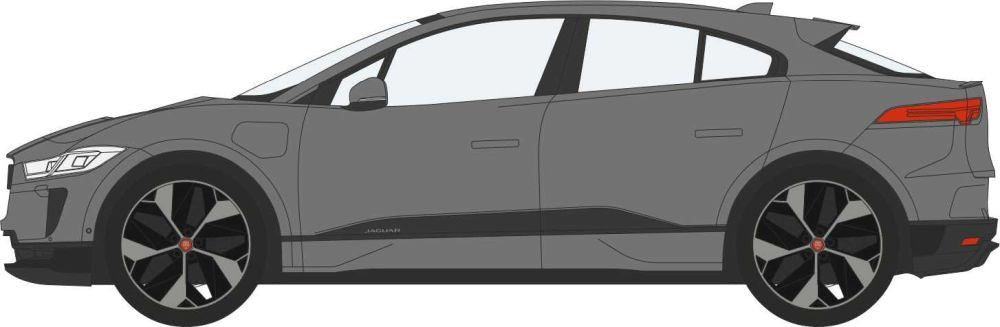 Oxford Diecast 1:76 Scale Jaguar I Pace Corris Grey