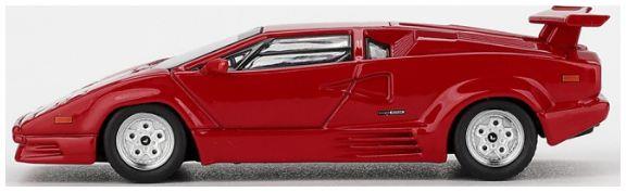 MiniGT 1:64th Scale Lamborghini Countach 25th Anniversary Red (LHD) Blister Packaging