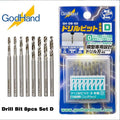 GodHand Drill Bit 8pcs Set D # GH-DB-8D