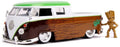 Jada 1:24 Scale VW Microbus 1963 w/Groot Figure