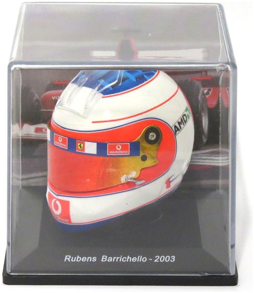 Atlas Editions 1:5th Scale Rubens Barrichello - 2003 Ferrari F1 Helmet Collection