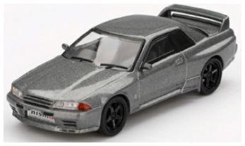 Mini GT 1:64th Scale Nissan Skyline GT-R (NISMO BNR32 CRS Version) Dark Metal Grey (RHD)