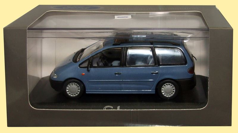 Dealer Model 1:43 Scale Ford Galaxy 1995 - Lt Met blue