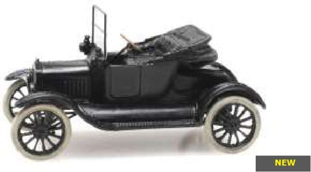 Artitec H0 Scale T Ford Runabout  Hood Down 1:87 Ready-Made, Painted