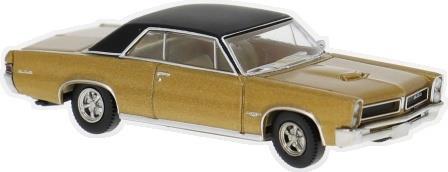 Brekina  1:87th Scale Pontiac GTO Coupe Gold/Black 1965
