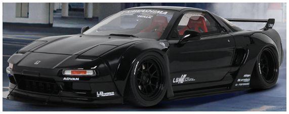 OTTO 1:18th Scale LB-Worls Honda NSX (NA1) Black 2020