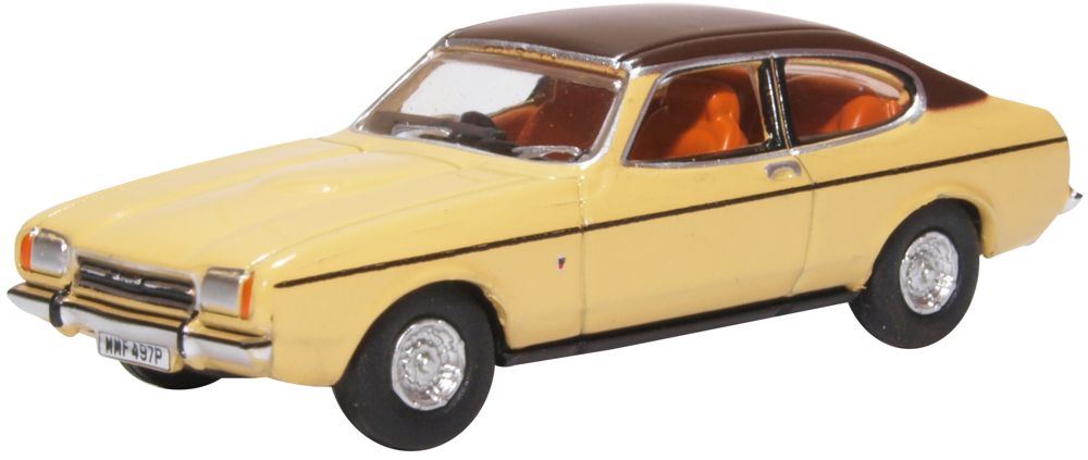 Oxford Diecast 1:76 Scale Ford Capri Mk2 Sahara Beige