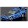 Pop Race 1:64th Scale Mazda RX7 (FC3S) Re-Amemiya Blue