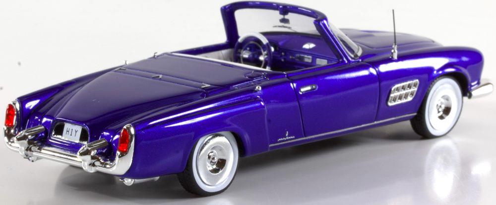 Brausi 1:43 Scale Cadillac Series 62 Pininfarina 1954 - Blue