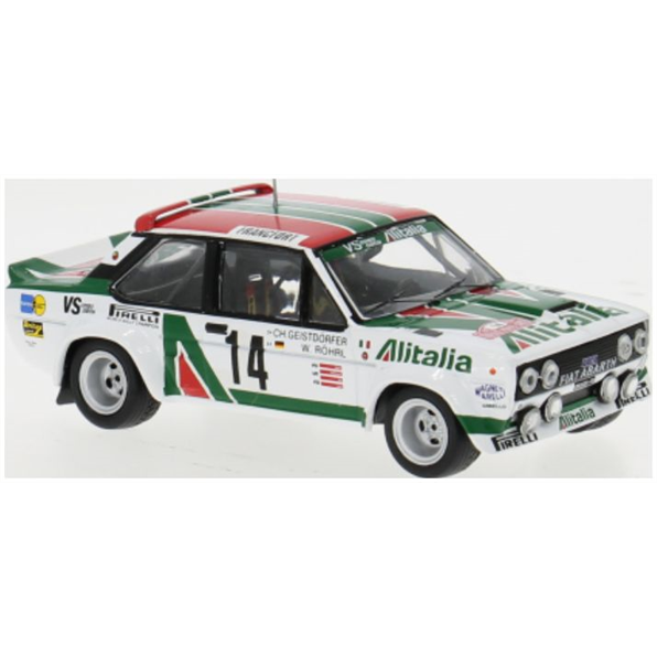 IXO 1:43 Scale Fiat 131 Abarth Rally Monte Carlo 1979 #3 W.Rohrl/C.Geistdorfer