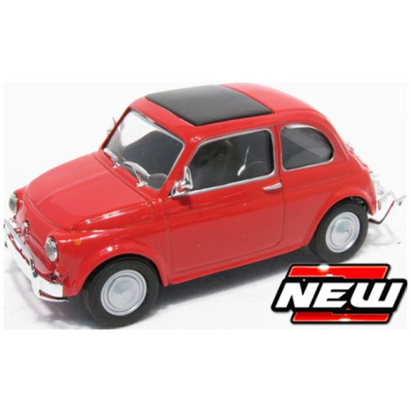 Cararama 1:43 Scale Fiat 500L Red