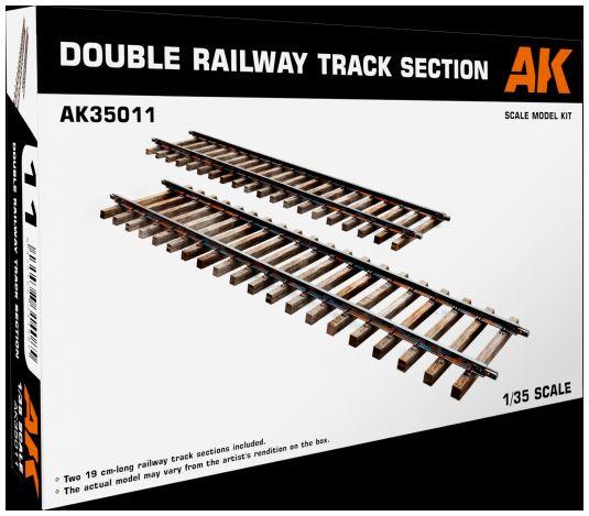AK Interactive  1:35 Scale Double Railway Track Section