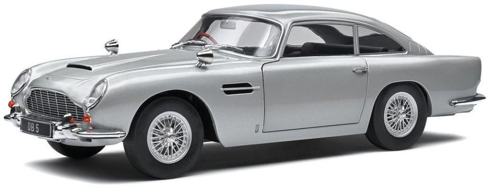 Solido  1:18th Scale Aston Martin DB5 Silver Birch 1964