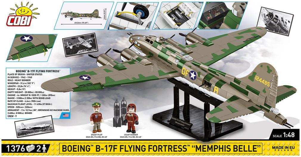 Cobi  N/A Scale Boeing B-17 Flying Fortress WWII (1371 pcs)