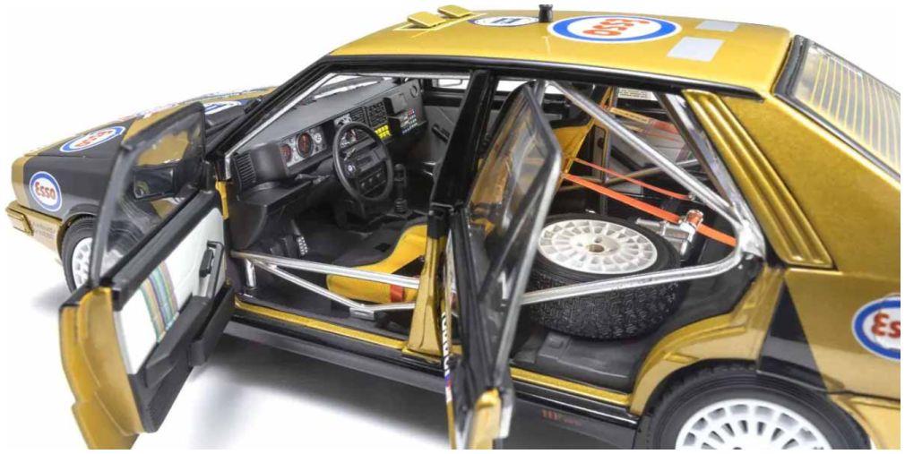Kyosho 1:18th Scale Lancia Delta HF 4WD Rally Piancavallo 1987 Esso #1