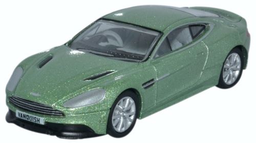 Oxford Diecast 1:76 Scale Aston Martin Vanquish Coupe Appletree Gree