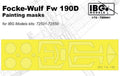 IBG 1:72 Scale Fw 190D Painting Masks Set