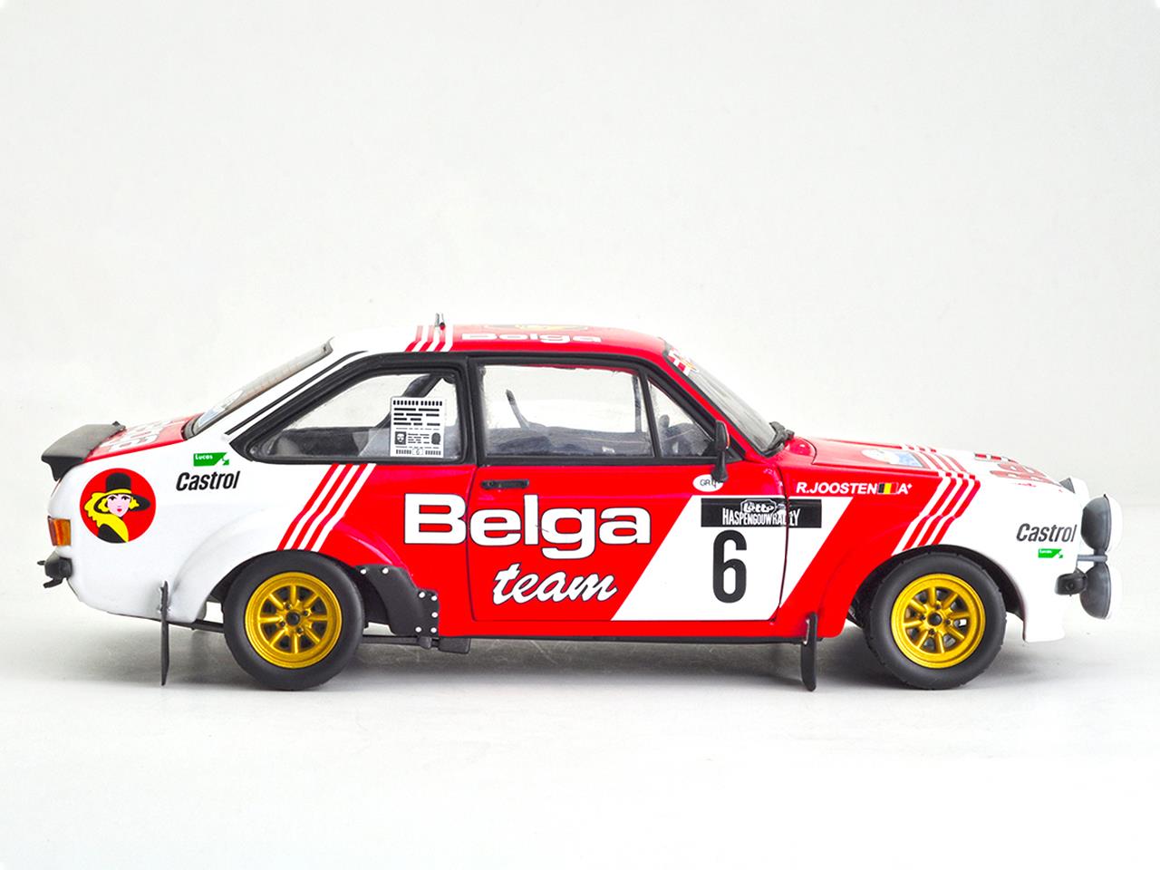 Sunstar 1:18 Scale Ford Escort RS1800 #6 1982 Haspengouw Rally R.Droogmans/R. Joosten Limited 480pc