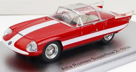 Kess 1:43 Scale Alfa Romeo - 6C 3000 Superflow I 1956 Pininfarina - Red / White - 400pcs Ltd