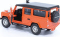Tayumo 1:36 Scale Land Rover Defender 110 - Tangiers Orange Pull Back